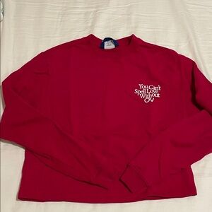 RARE Outdoor Voices Red Sweatshirt - XS